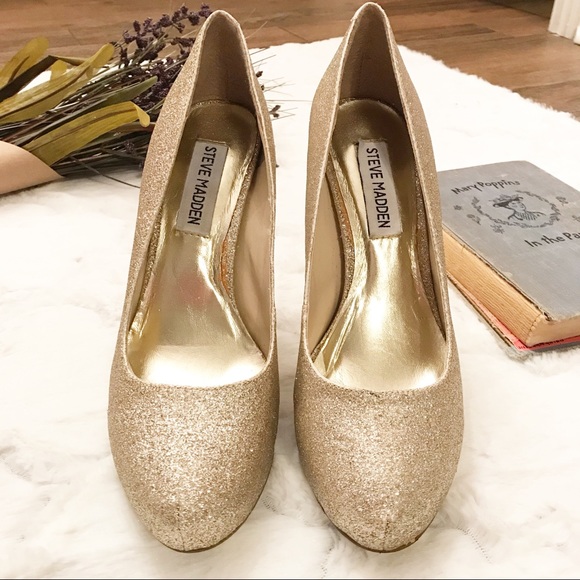 Steve Madden Miami Glitter Heels - Picture 2 of 6